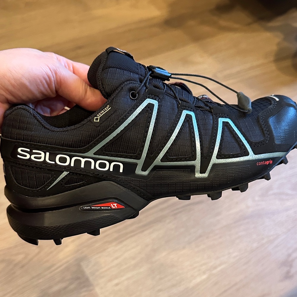 Salomon Black and Gray Trail Shoes